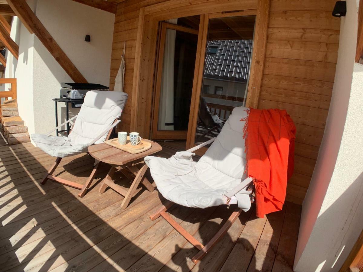 Le Gabion, Luxueux Appartement Avec Sauna, Serre Chevalier Vallee 圣沙夫雷 外观 照片